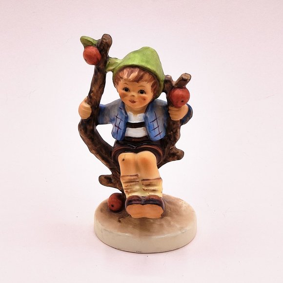 Hummel Figurine, Boy in Apple Tree, Vintage Collectibles, West Germany - Picture 1 of 10